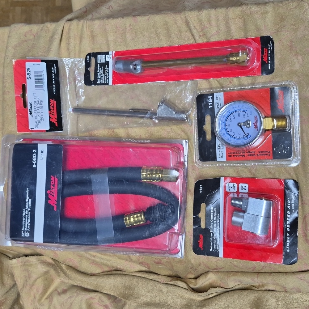 Lot of Five Milton Air / Tire Tool Accessories